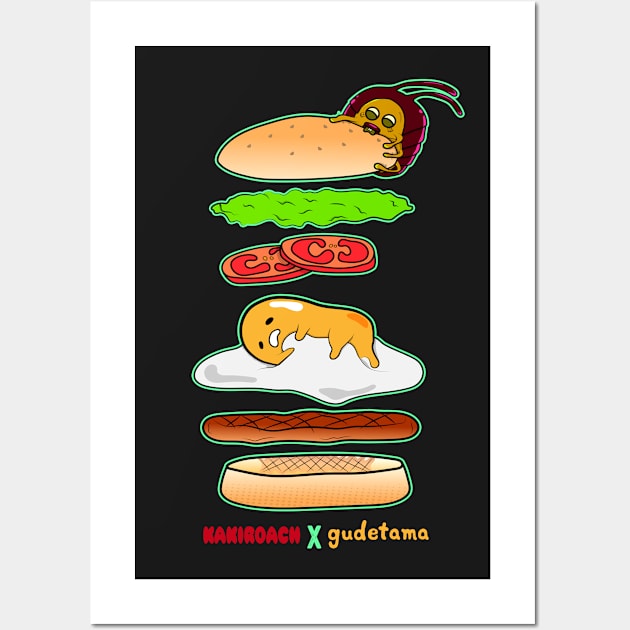 burger Wall Art by Kakiroach